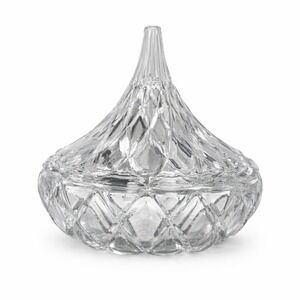 SHANNON CRYSTAL "Crystal Kiss" Covered Candy Dish (Lead Crystal) w/ Box‎